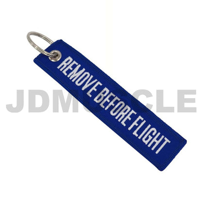JDMuscle "Remove Before Flight" Key Tag