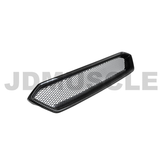 JDMuscle [18-21 WRX/STI] Carbon Fiber Front Bumper Grille V1