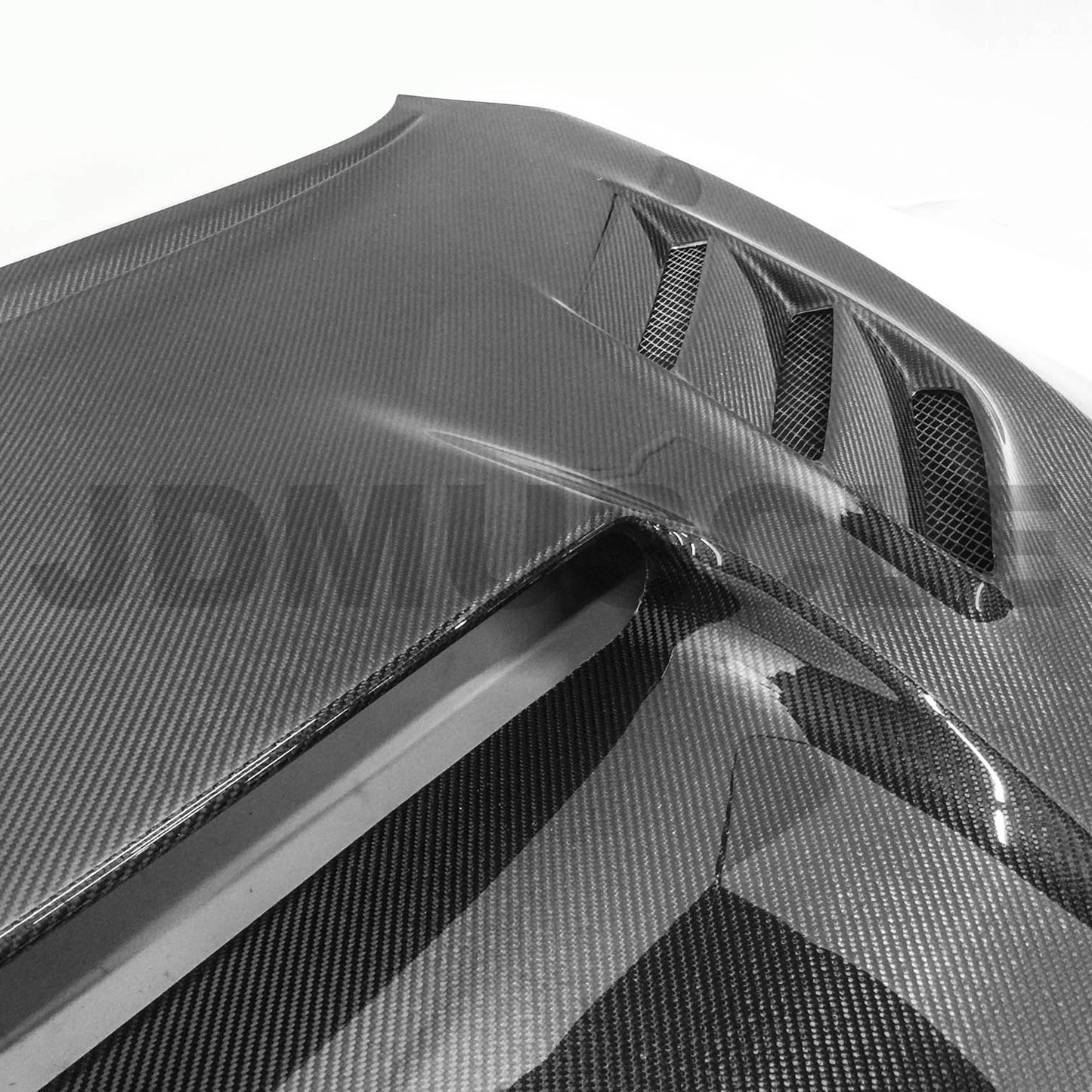 JDMuscle [15-21 WRX/STI] Carbon Fiber Hood V2 w/ Heat Extract