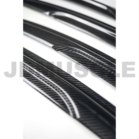 JDMuscle [15-21 WRX/STI] V2 Carbon Fiber Rain Guards / Window Visors