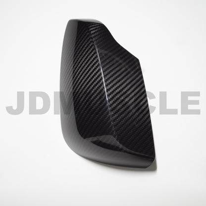 JDMuscle [15-21 WRX/STI] Tanso Dry Carbon Fiber Side Mirror w/Turn Signal Cut-Out | Gloss/Matte | Covers/Full Replacements