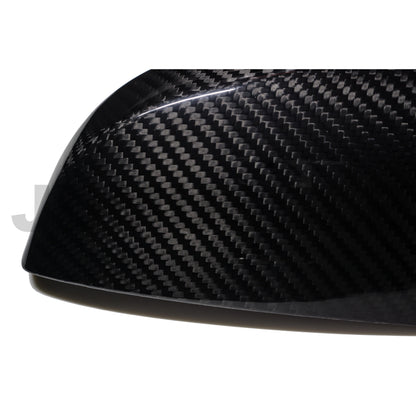JDMuscle [15-21 WRX/STI] Tanso Dry Carbon Fiber Side Mirror w/Turn Signal Cut-Out | Gloss/Matte | Covers/Full Replacements