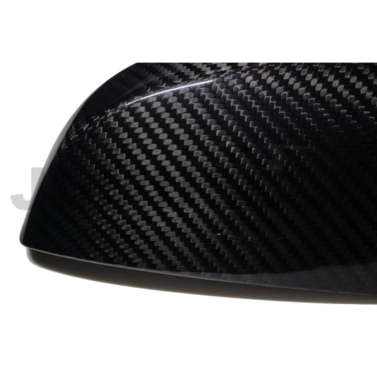 JDMuscle [15-21 WRX/STI] Tanso Carbon Fiber Side Mirror Covers w/o Turn Signal