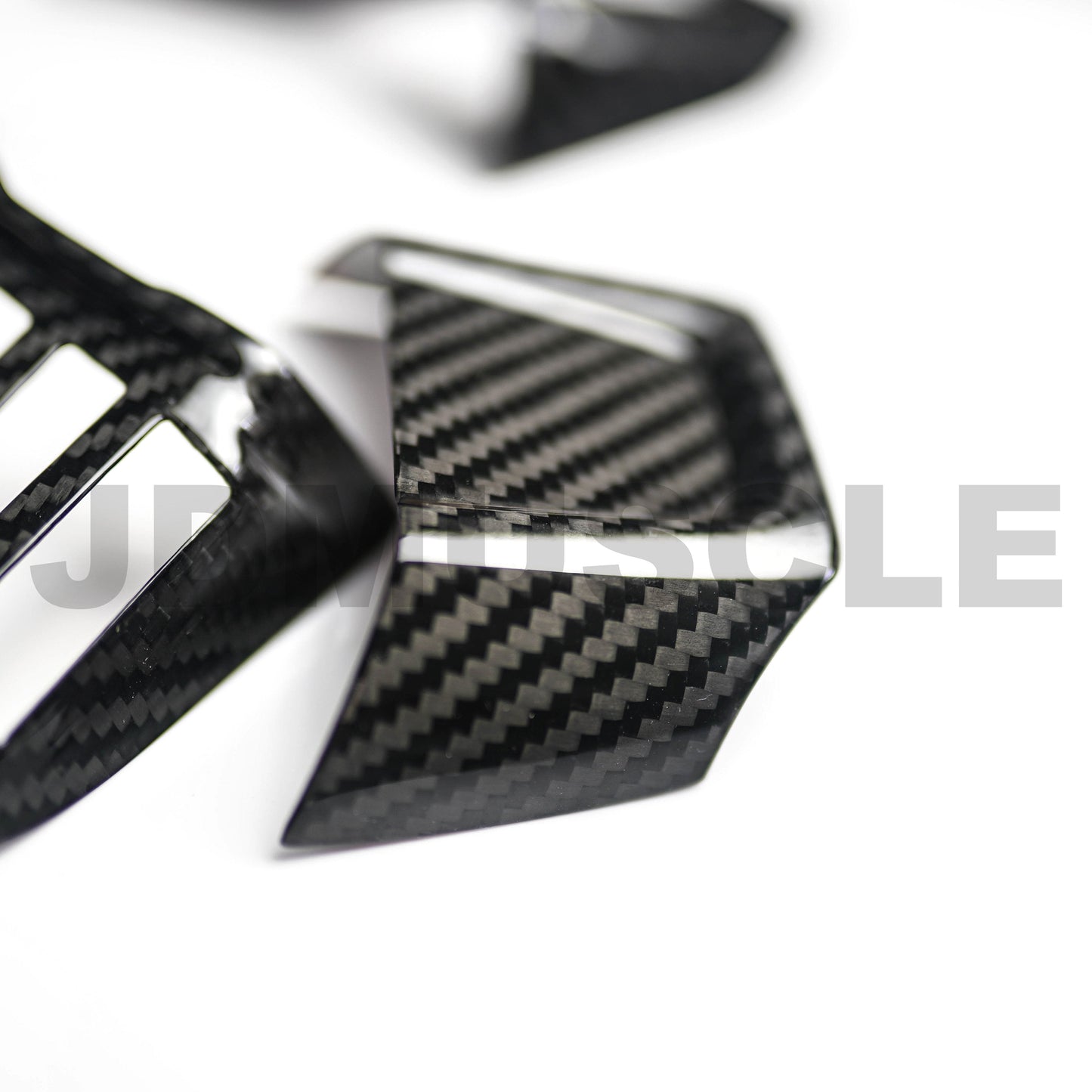 JDMuscle [15* WRX/STI MT] Tanso Carbon Fiber Steering Wheel Covers