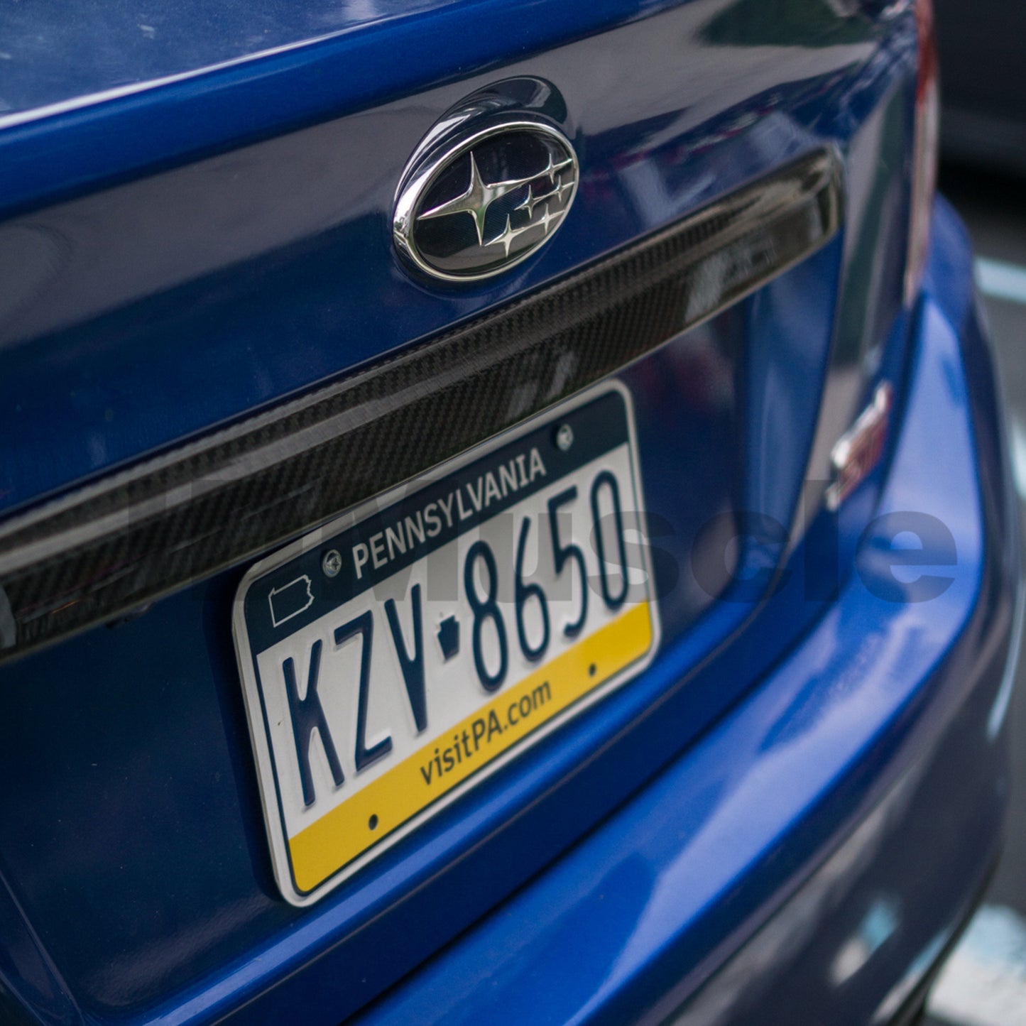 JDMuscle [15-21 WRX/STI] Tanso Dry Carbon Fiber Trunk Lid Cover w/ Gloss Finish | JDM-WRX15-LG#CF