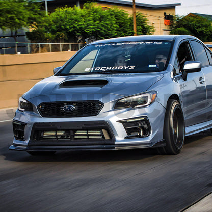JDMuscle [18-21 WRX/STI] CS Style Carbon Fiber Front Bumper Lip
