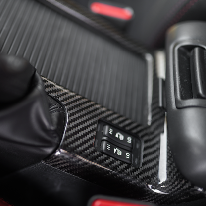 JDMuscle 15-21 STI Tanso Dry Carbon Fiber Cup Holder Cover