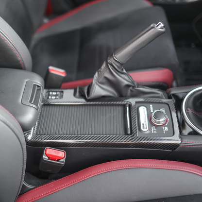 JDMuscle 15-21 STI Tanso Dry Carbon Fiber Cup Holder Cover