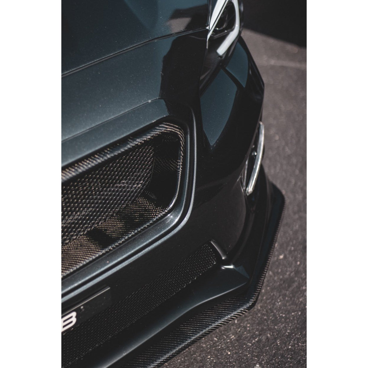JDMuscle [15-17 WRX/STI] Tanso OE STYLE V1 FRONT CARBON FIBER LIP | JDM-WRX15-LP-OE5