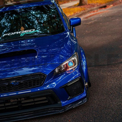 JDMuscle [18-21 WRX/STI] VR STYLE FRONT CARBON FIBER LIP | JDM-WRX15-LP-VR36