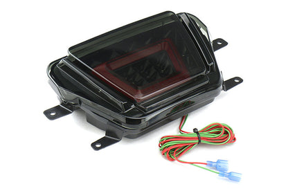 OLM V2 F1 Style Multifunction 4th Brake Light (Smoke Lens, Black Base, Red Bar) - 2020+ Supra