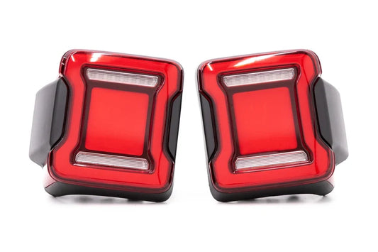 OLM Red LED Tail Lights - Wrangler JL