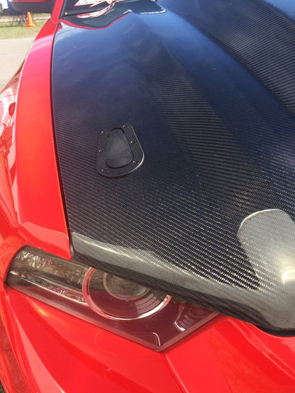 2013 - 2014 Ford Mustang Type-CJ Carbon Fiber Cowl Hood