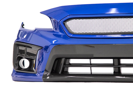 OLM LE Dry Carbon Fiber Lower Bumper Cover - 2018-2020 WRX / STI