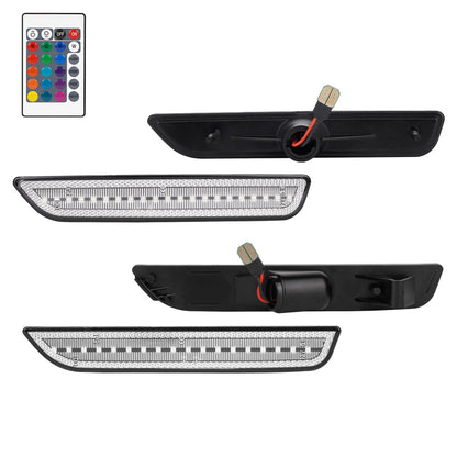 2010-2014 Ford Mustang RGB Clear LED Side Markers