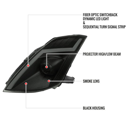 NTXGLOW switchback headlights (2006 - 2009 nissan 350z)