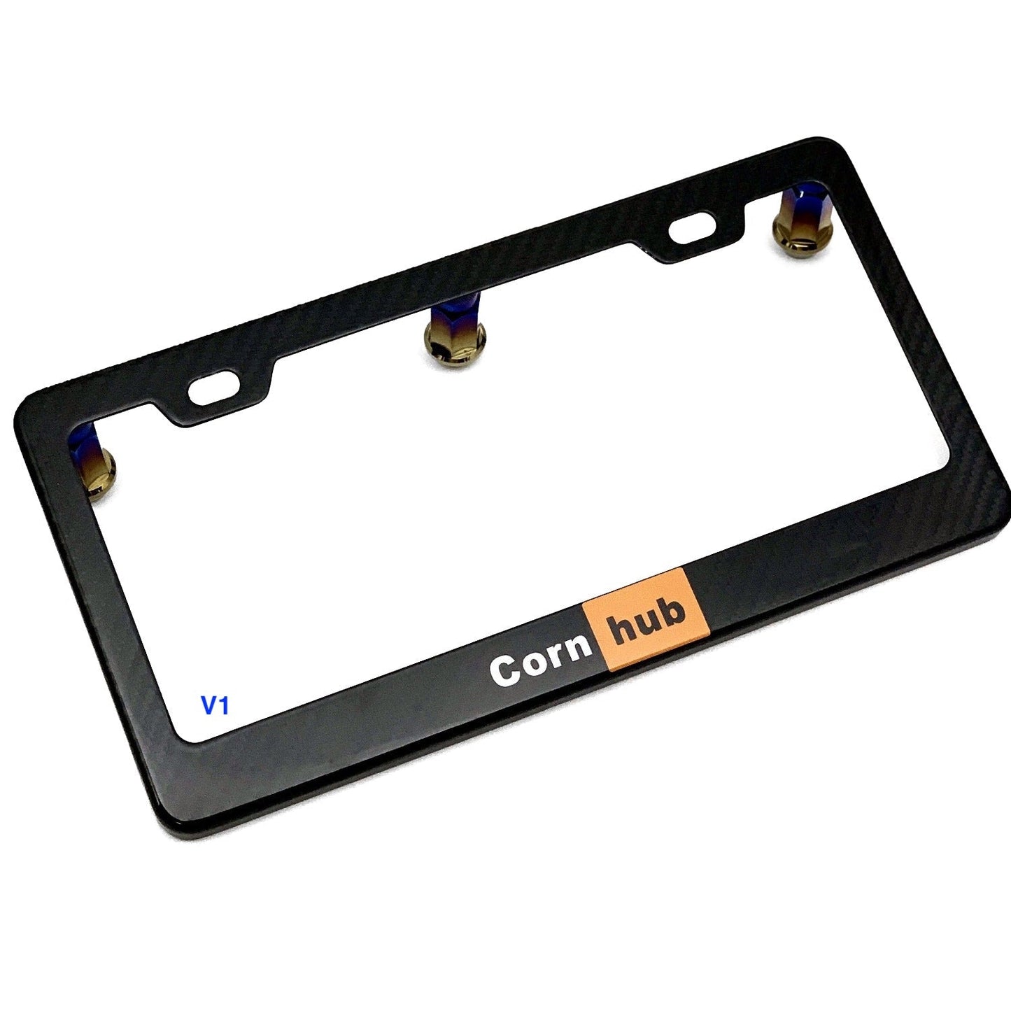 JDC Dry Carbon Fiber License Plate Frames (Gloss, Matte, & Forged)