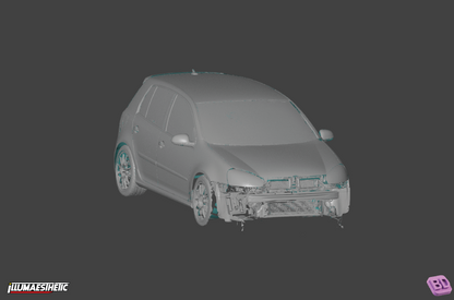 Volkswagen Golf GTI (MKV) 3D Scan (2004-2009)