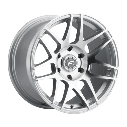 Forgestar F14 20x7 / 6x135 BP / +13 ET / 4.51in BS - Silver Machined Wheel