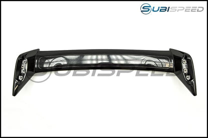 OLM STI Style Paint Matched Spoiler - Crystal Black Silica / Raven - 2015-2021 Subaru WRX / STI