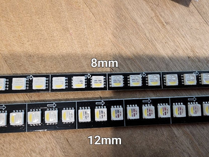 Color Flow 8mm Rigid Strips Ucs2904 Rgbw