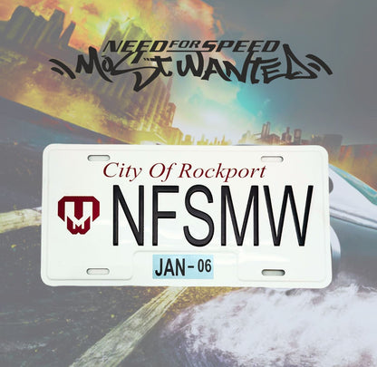 Need For Speed Replica Plates