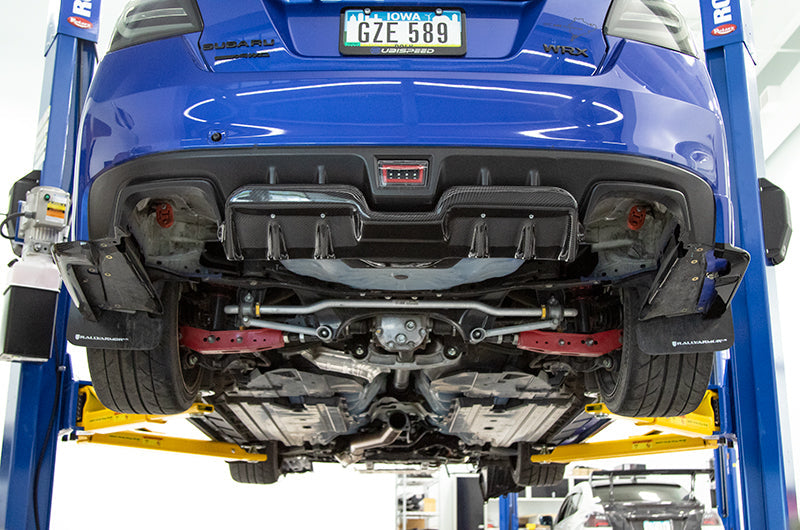 OLM A1 Style Carbon Fiber Rear Diffuser - 2015-2021 WRX / STI