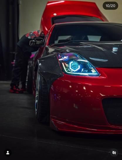 2003-2009 Nissan 350Z BlueGhozt Design Series Headlights