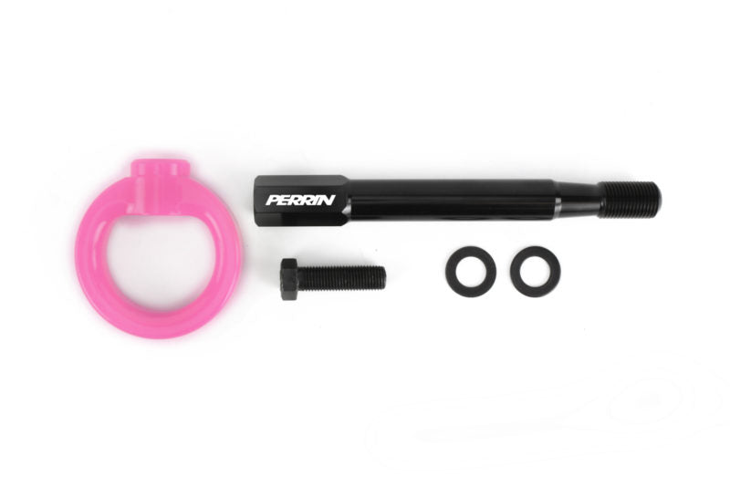 Perrin Tow Hook Kit | Rear - Hyper Pink WRX 2008-2014 / STI Sedan 2008-2014 | PSP-BDY-251HP