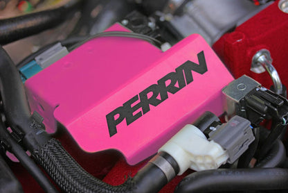 Perrin [08-21 STI] Boost Solenoid Cover Hyper Pink | PSP-ENG-161HP