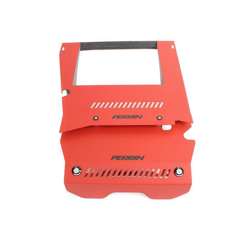 Perrin [15-21 WRX] Engine Cover Kit Red | PSP-ENG-165RD