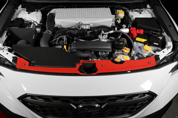 Perrin [22-25 WRX] Radiator Shroud Kit Red | PSP-ENG-513RD