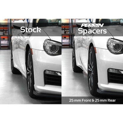 Perrin Subaru 5x100 25mm Wheel Spacers | One Pair | PSP-WHL-026BK