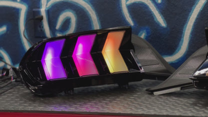 NTXGlow Clear RGB Tail Lights (2024+ Ford Mustang)