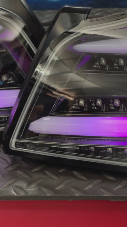 NTXGlow Black Spec D Color Shifting Tail Lights (2015-2021 Subaru WRX)