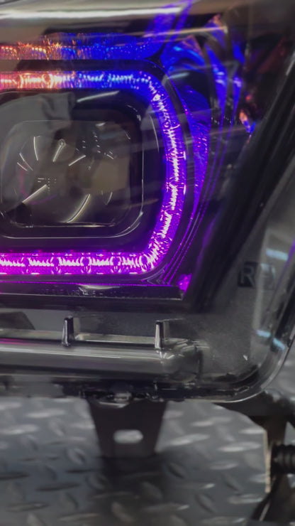 NTXGlow RGB Morimoto Xb Headlights (2010-2012 Ford Mustang)