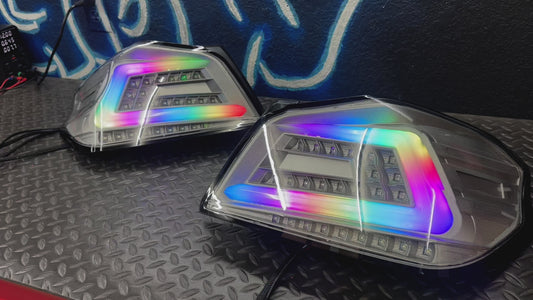 2015-2021 Subaru Wrx Clear Color Shifting Spec D Tail Lights