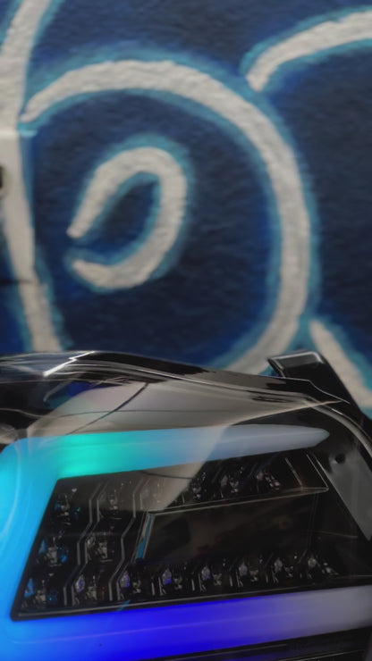 NTXGlow Black Spec D Color Shifting Tail Lights (2015-2021 Subaru WRX)