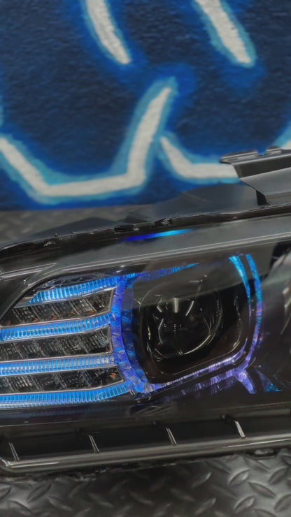 NTXGlow RGB Morimoto Xb Headlights (2010-2012 Ford Mustang)