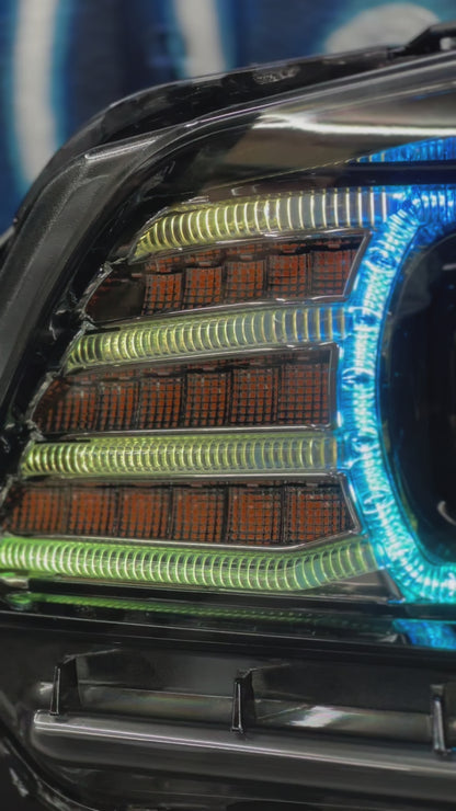 NTXGlow RGB Morimoto Xb Headlights (2010-2012 Ford Mustang)
