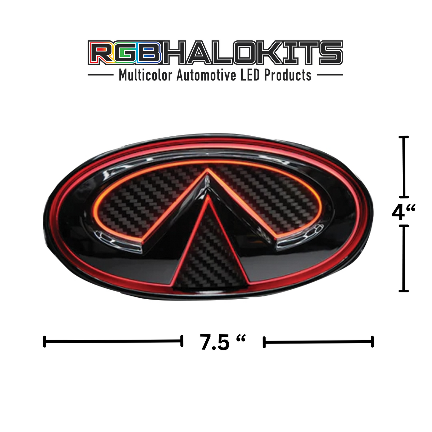 Infiniti Q50 Multicolor Flow LED emblem V2 (2014-2024)