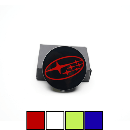 Racing Art [WRX/STI/BRZ] Factory Subaru Wheel Center Caps w/ Subaru Logo | Red, Blue, Neon Yellow, White