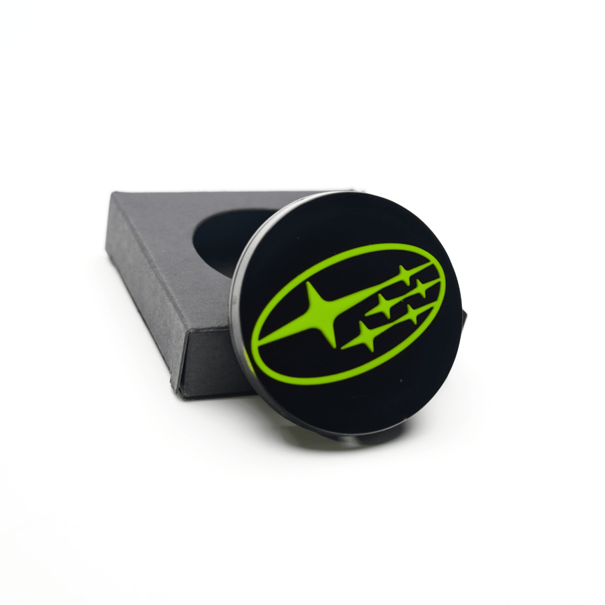 Racing Art [WRX/STI/BRZ] Factory Subaru Wheel Center Caps w/ Subaru Logo | Red, Blue, Neon Yellow, White