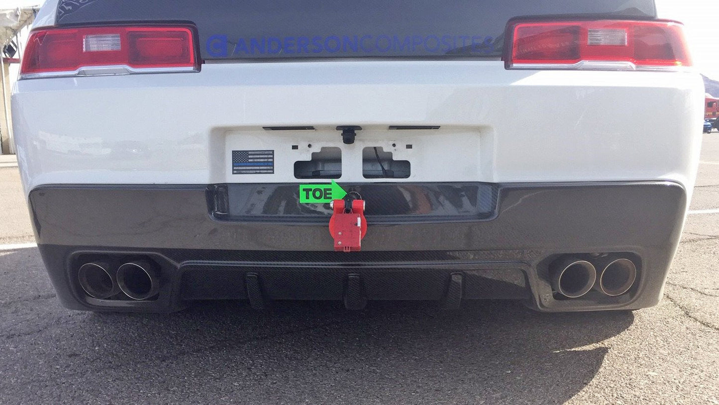 2014-2015 CHEVY CAMARO Z28 STYLE CARBON FIBER REAR DIFFUSER