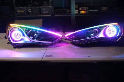 2013-2015 Hyundai Genesis Coupe BlueGhozt Stage 3 Headlights