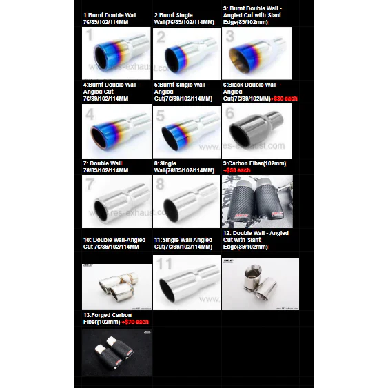 RES x JDMuscle [22-25 WRX] Valvetronic Catback Exhaust MT&CVT