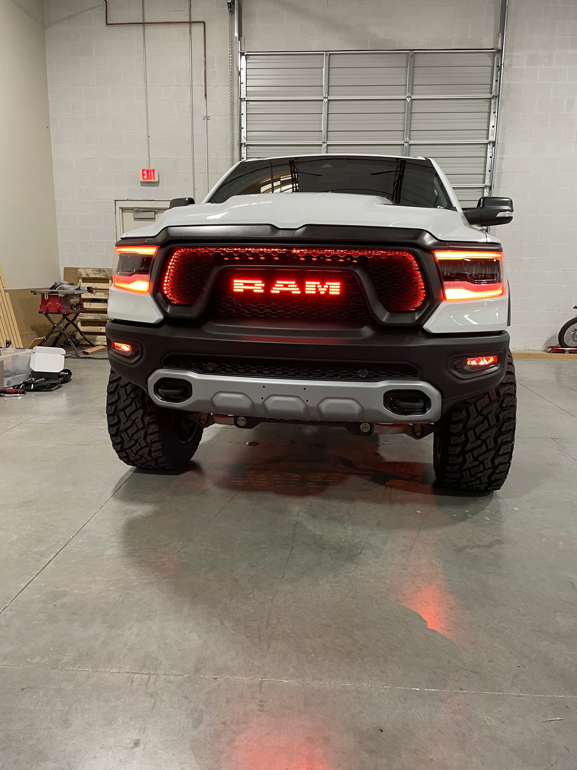 RGB Halo Kits Illuminated Led Logos 2019+ Dodge Ram Multicolor LED Illuminated Emblem