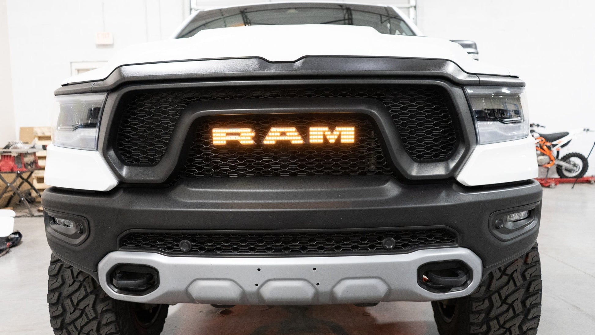 RGB Halo Kits Illuminated Led Logos 2019+ Dodge Ram Multicolor LED Illuminated Emblem