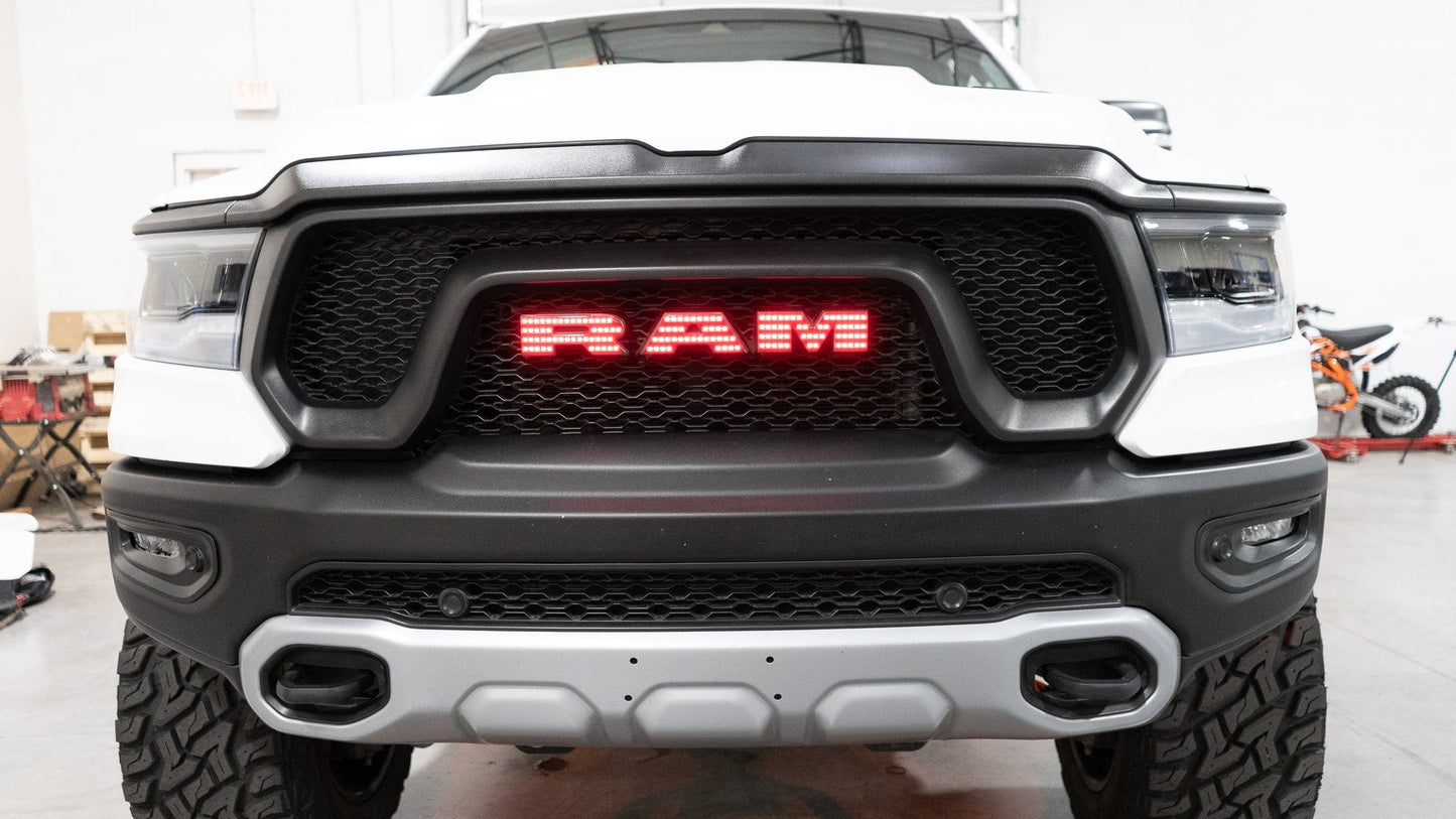 RGB Halo Kits Illuminated Led Logos 2019+ Dodge Ram Multicolor LED Illuminated Emblem
