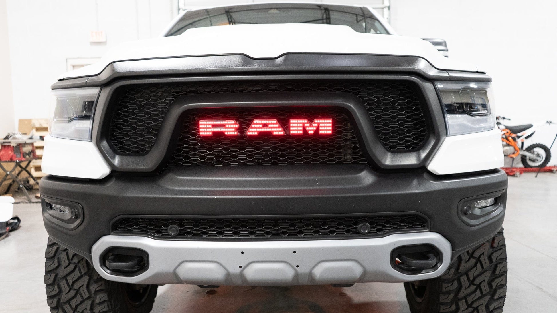 RGB Halo Kits Illuminated Led Logos 2019+ Dodge Ram Multicolor LED Illuminated Emblem